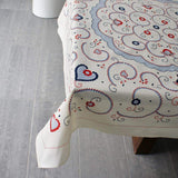 Nappe en coton "Viana" - Rouge