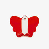 Papillon en céramique rose