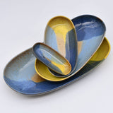 Petit Plat de service en grès de la collection portugaise Corals Plat de service en grès "Corals" - 15cm