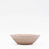 Petit saladier en céramique rose I Motifs dentelles portugaises Saladier individuel "Carimbada" rose - 19 cm