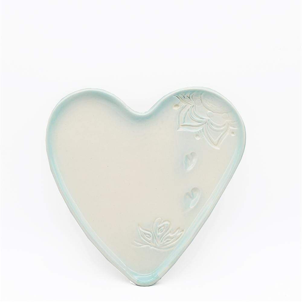 Petite assiette en céramique turquoise I Motifs étoile de mer Assiette "Estrela do mar" turquoise - 18 cm