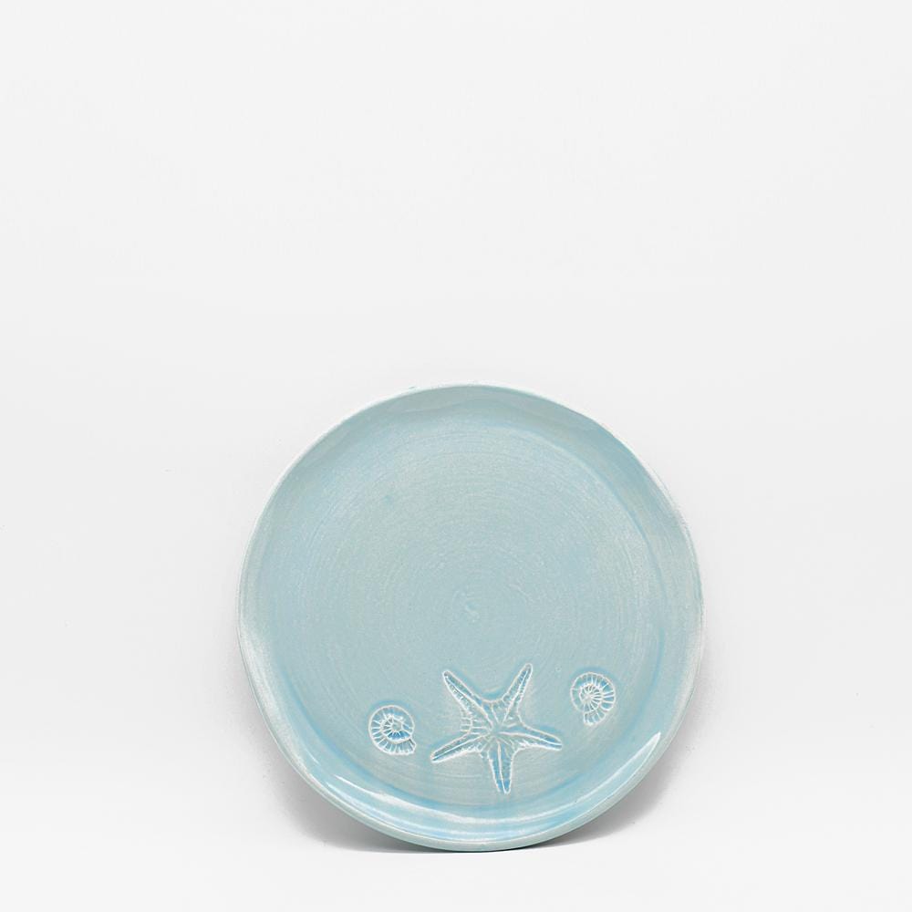 Assiette "Estrela do mar" turquoise - 20cm
