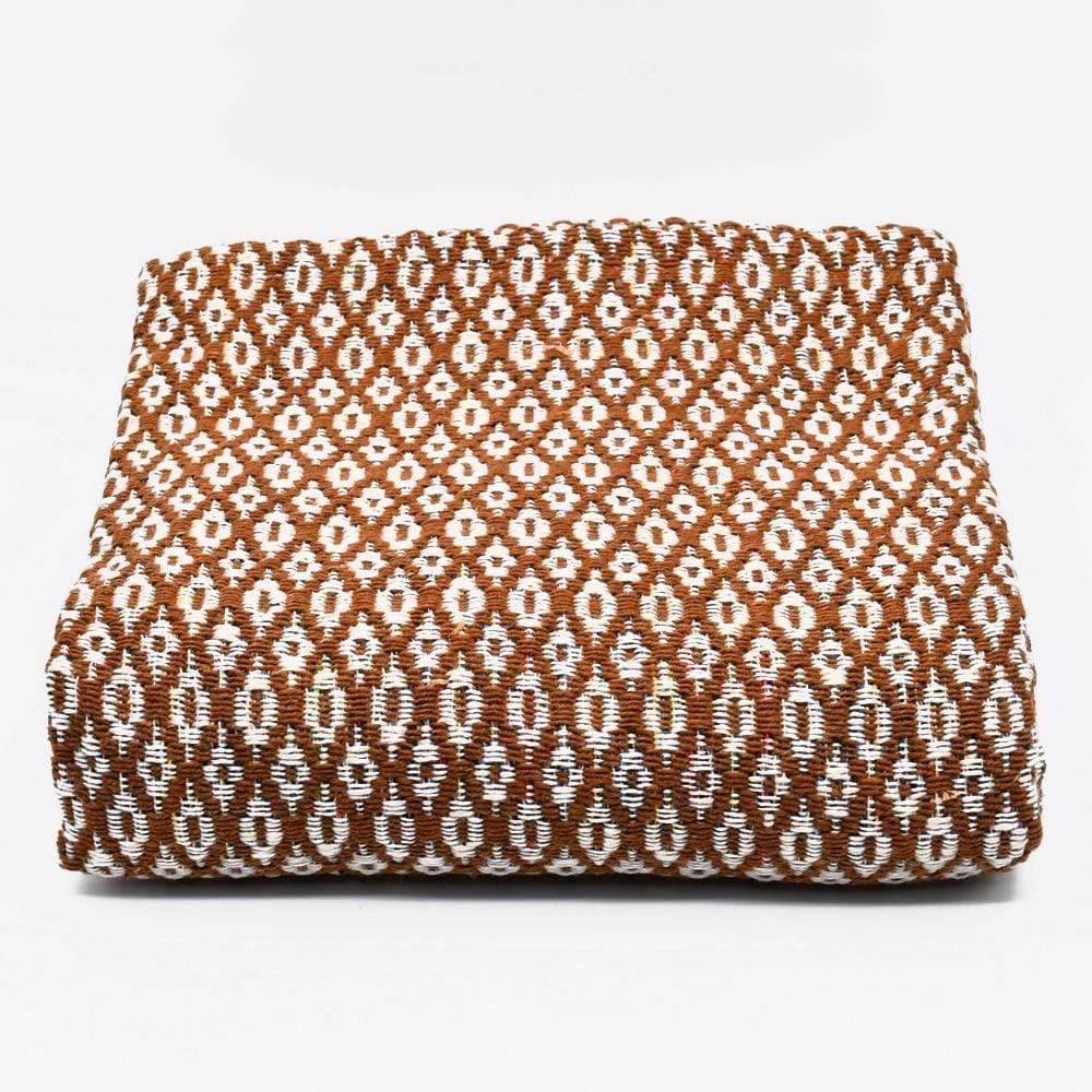 Plaid en laine Coloris Camel I Artisanat du Portugal en ligne Plaid en laine 200X135 - Camel