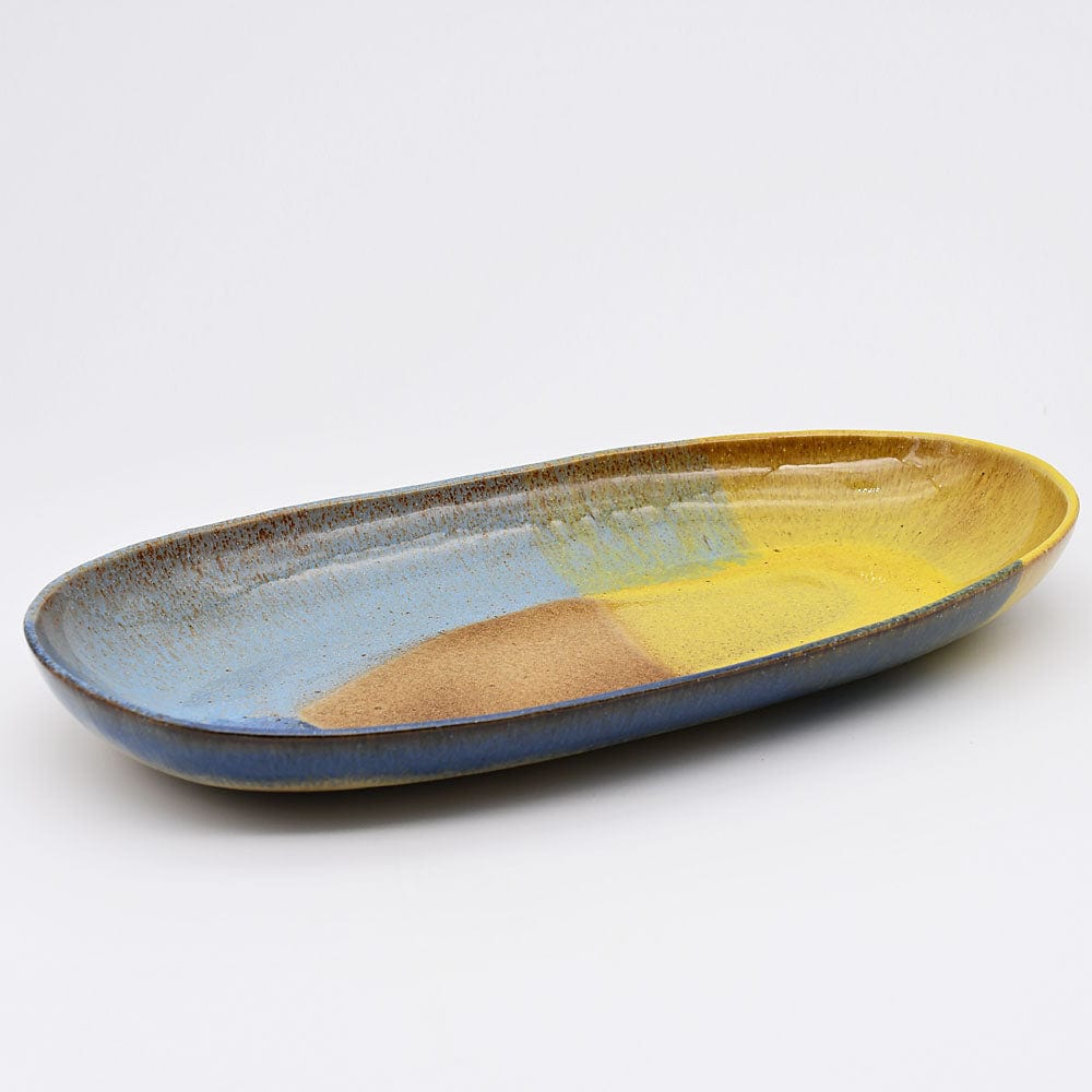 Plat de service en grès de la collection portugaise Corals Plat de service en grès "Corals" - 34cm