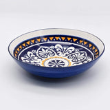 Plat en céramique traditionnel du Portugal 27cm Saladier bas en céramique "Tradicional" - 25 cm