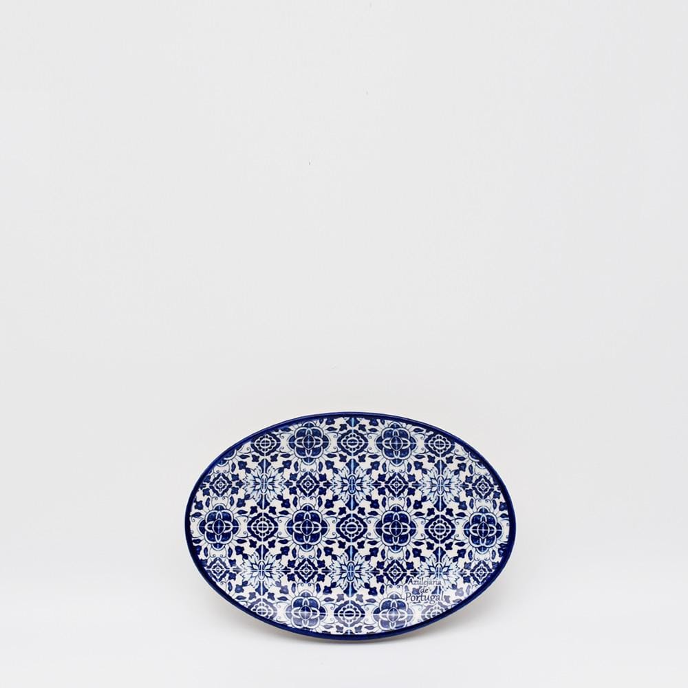 Plat de service en céramique "Tradicional" Bleu - 17 cm