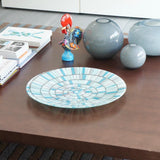 Grand plat en verre fusionné "Marinha Grande"