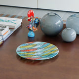 Grand plat en verre fusionné "Marinha Grande"