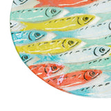 Grand plat en verre fusionné "Marinha Grande"