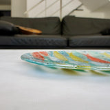 Grand plat en verre fusionné "Marinha Grande"