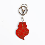 Porte clés Coração de Viana" Beige DRAFT Porte clés "Coração de Viana" - X couleurs Rouge