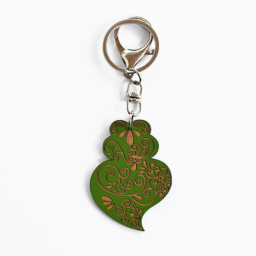 Porte clés Coração de Viana" Beige DRAFT Porte clés "Coração de Viana" - X couleurs Vert