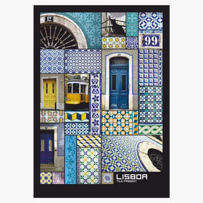 Poster sur les azulejos de Lisbonne I Affiches portugaises Affiche "Lisboa, Tile Passion"