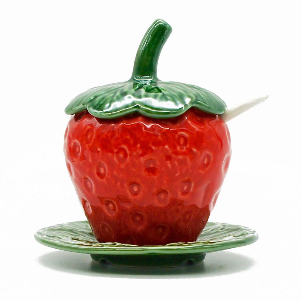 Pot en céramique en forme de fraise - 15cm