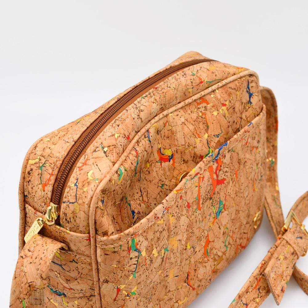 Sac pochette à bandoulière en liège