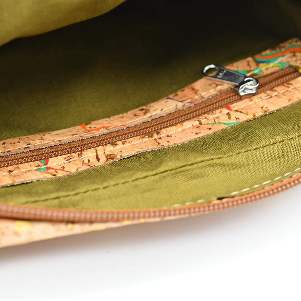 Sac pochette à bandoulière en liège