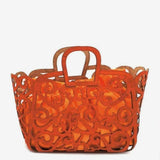 Sac panier en liège Orange