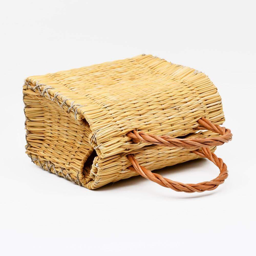 Sac en osier (jonc) 18cm - Naturel