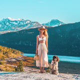 Sac cartable en osier (jonc) 30cm - Naturel