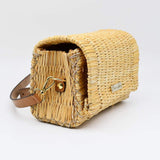 Sac pochette en jonc 22cm - Naturel
