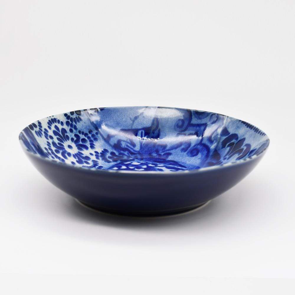 Saladier bas en grés "Lisboa" - 34 cm