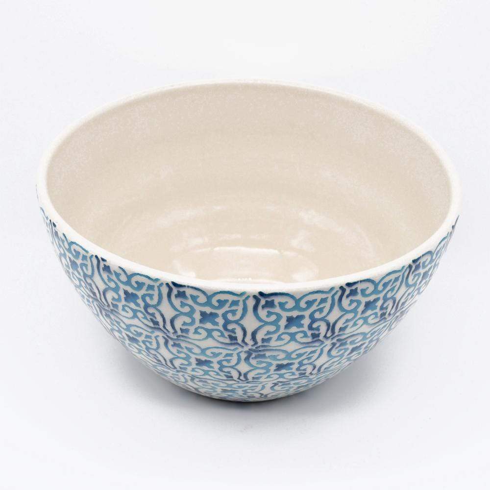 Saladier haut en terre cuite vitrifiée "Alentejo"