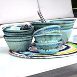 Saladier haut en grès "Madeira" Vert