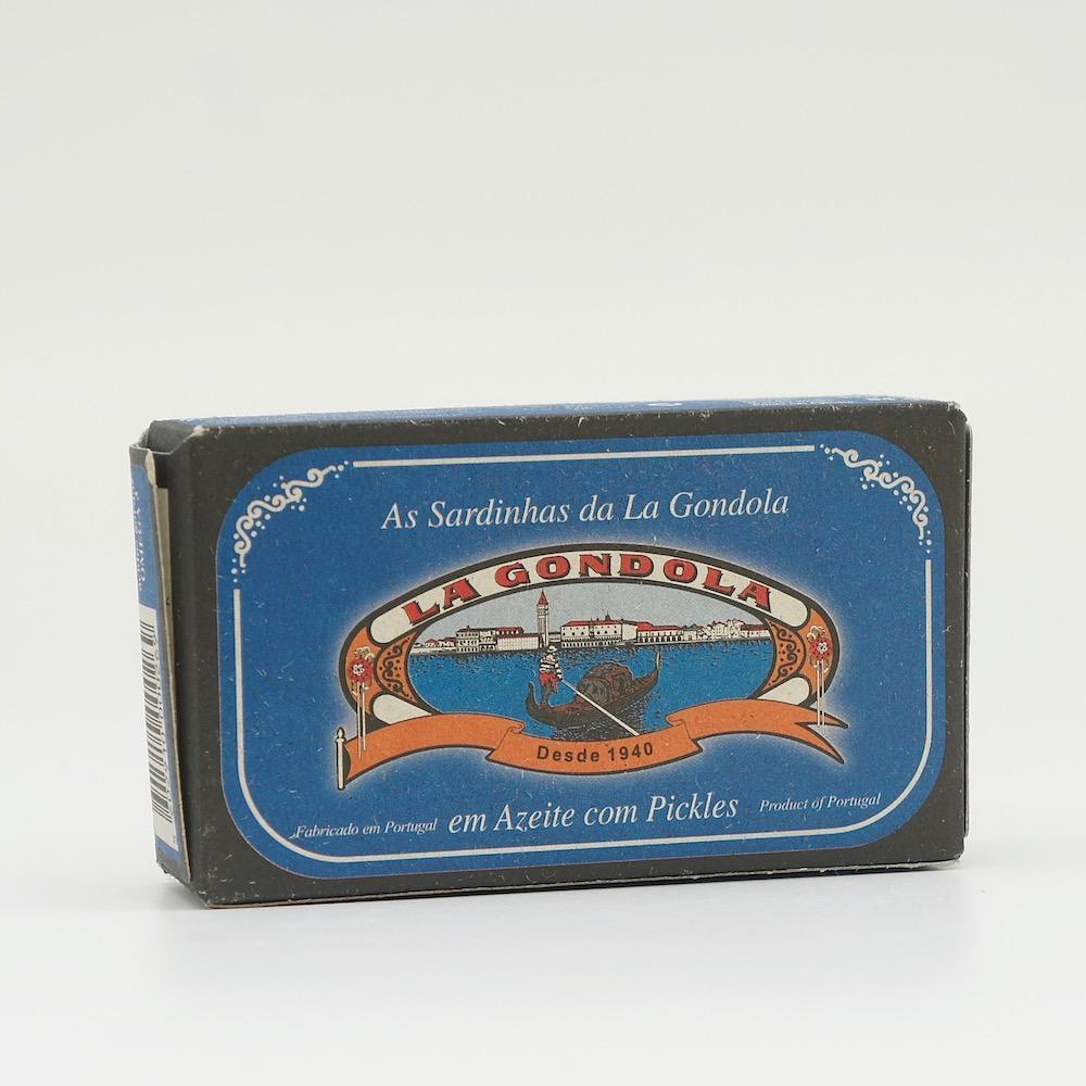 Sardines à l'huile d'olive et pickles