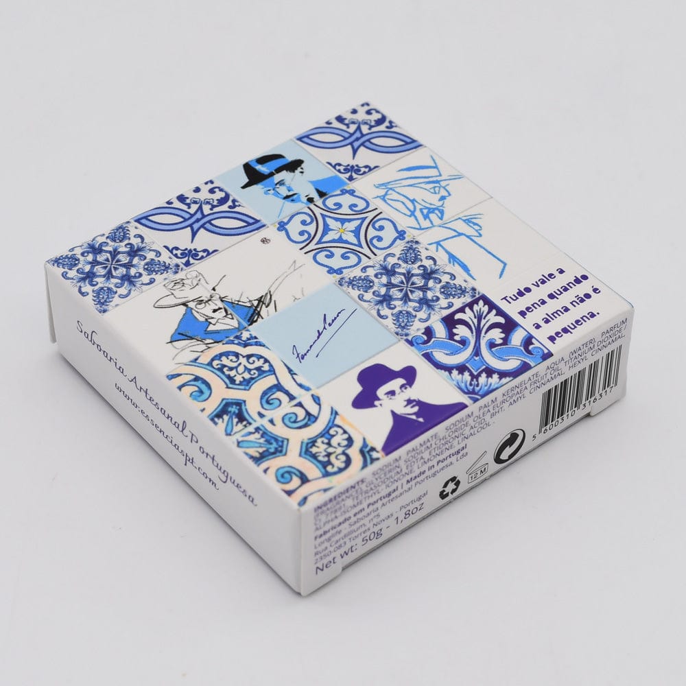 Savon portugais au parfum de pomme I Produit artisanal du Portugal Savon "Fernando Pessoa"