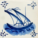 Azulejo 14x14cm - Caravela