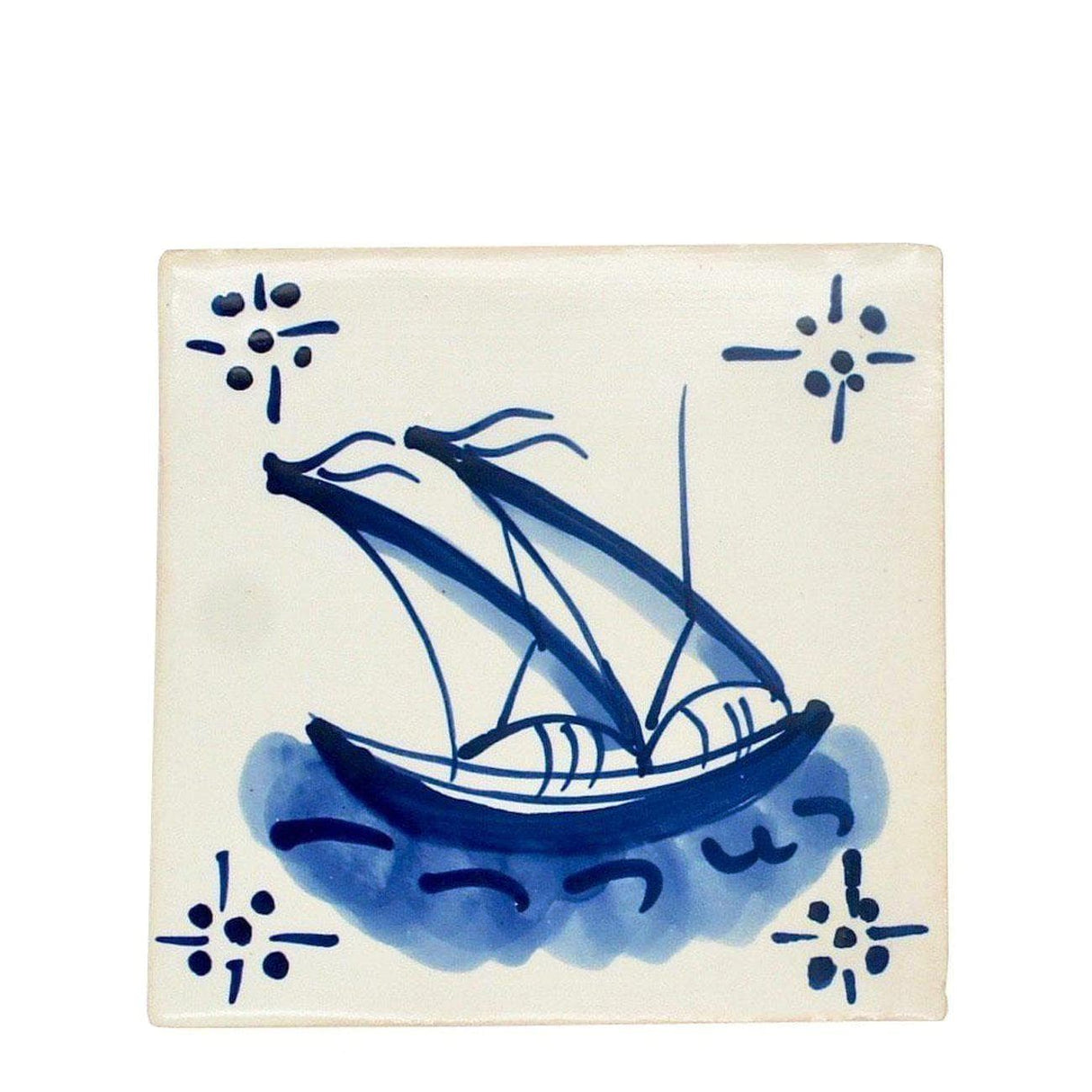 Azulejo 14x14cm - Caravela