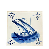 Azulejo 14x14cm - Caravela
