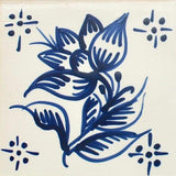 Azulejo 14x14cm - Flor