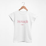 Tee-shirt femme "Inspiração" - Blanc