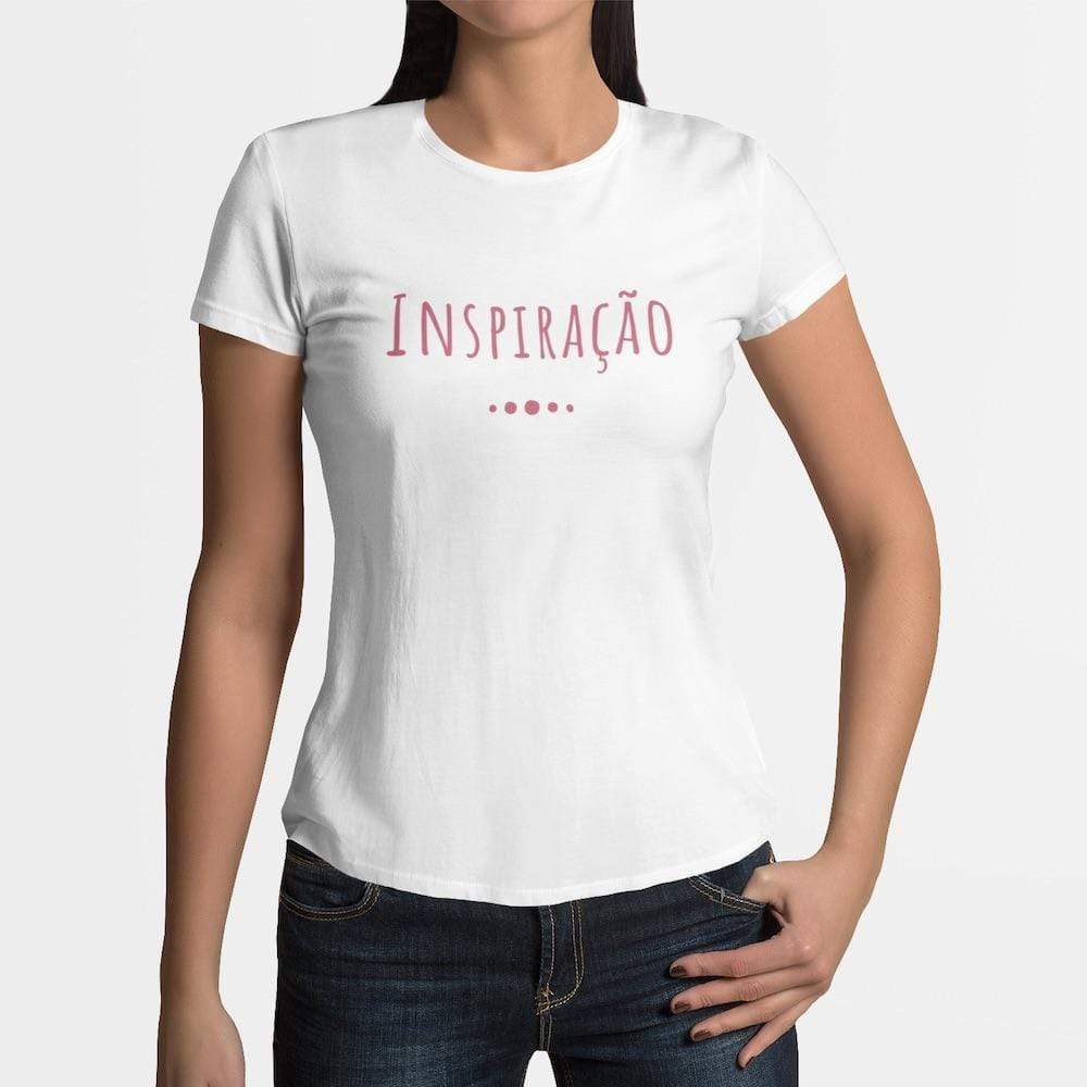 Tee-shirt femme "Inspiração" - Blanc