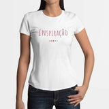Tee-shirt femme "Inspiração" - Blanc