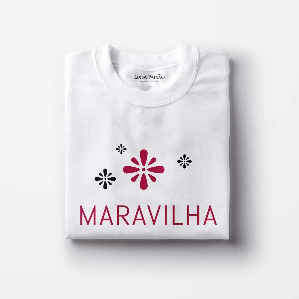 Tee-shirt femme "Maravilha" - Blanc