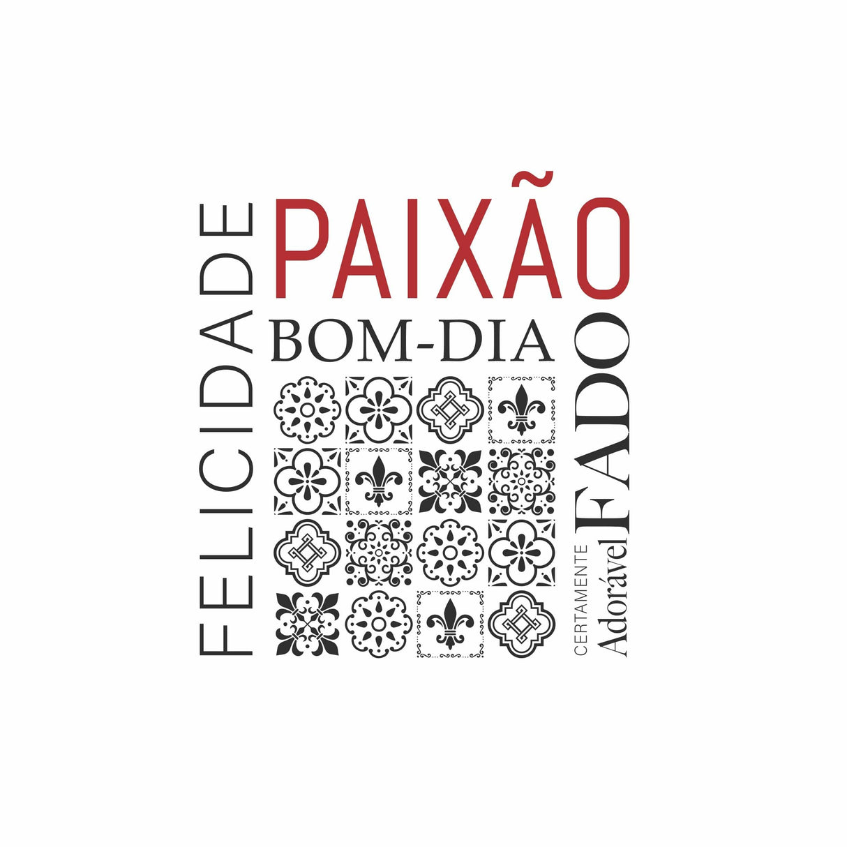Tee-shirt femme "Paixão" - Blanc