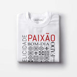 Tee-shirt femme "Paixão" - Blanc