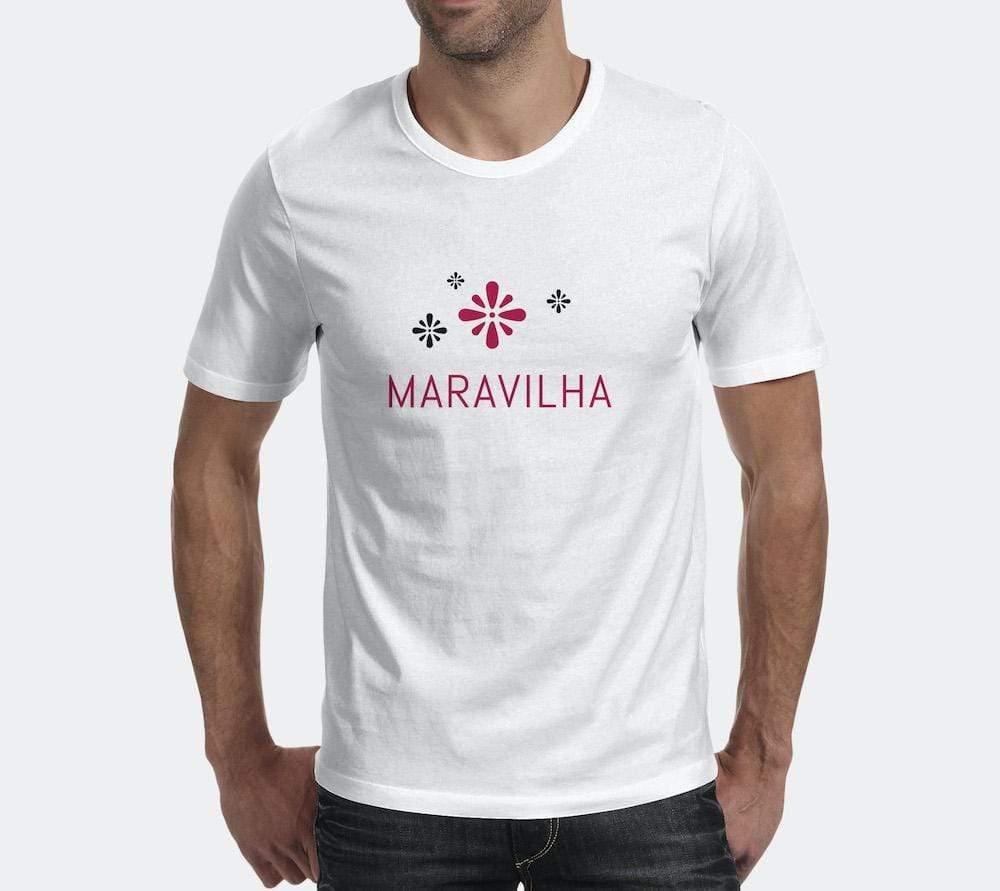 Tee-shirt unisexe "Maravilha" - Blanc