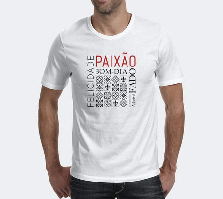 Tee-shirt unisexe "Paixão" - Blanc