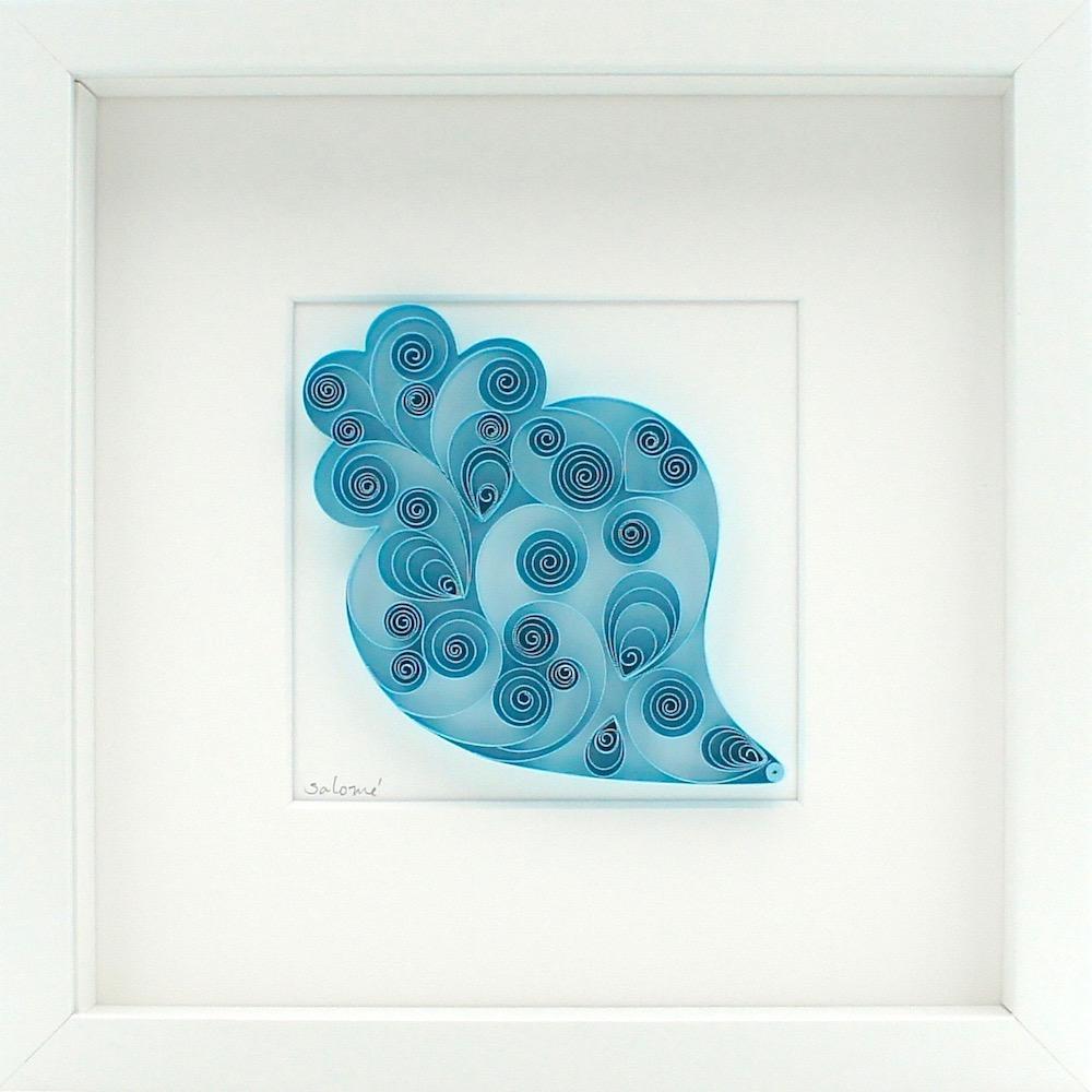 Tableau en paperolles "Coeur de Viana"