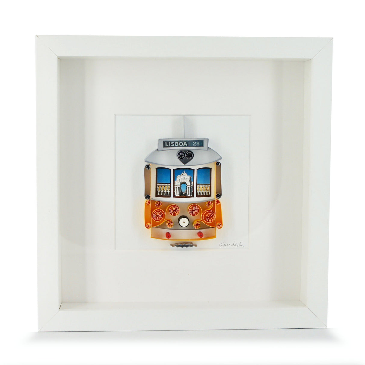 Tableau en paperolles "Electrico 28"