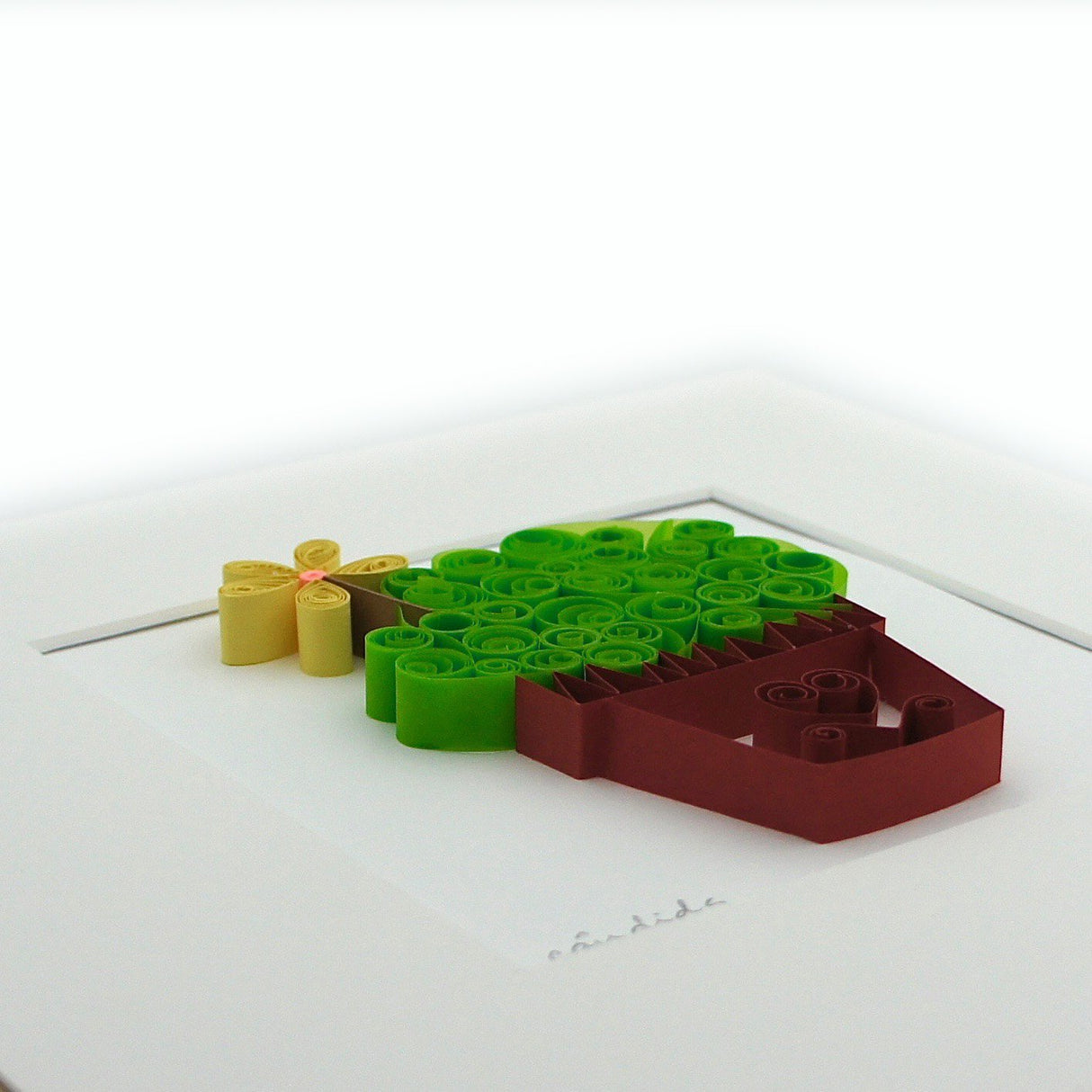 Tableau en paperolles "Manjerico"