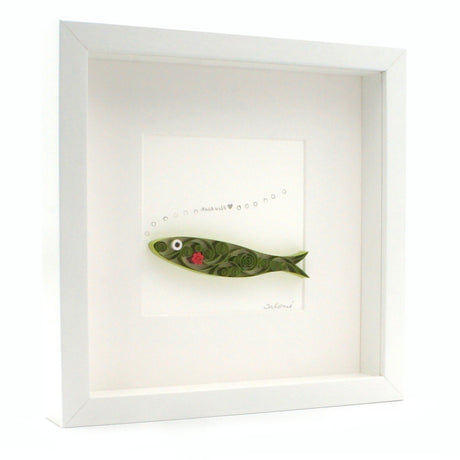 Tableau en paperolles "Sardinha"