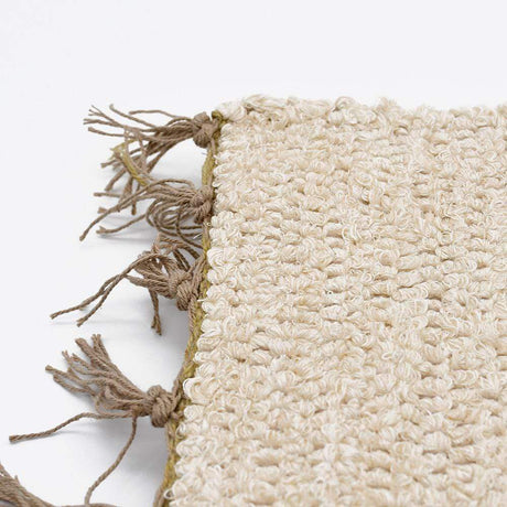 Tapis artisanal blanc cassé I Tapis artisanal portugais Tapis Artisanal - Blanc cassé 150x170cm