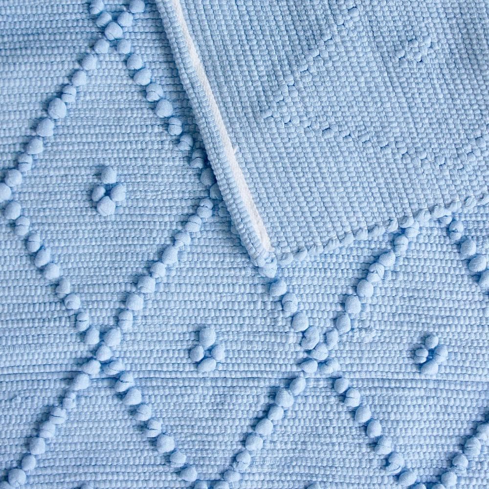 Tapis de salle de bain 100x50 - Bleu ciel