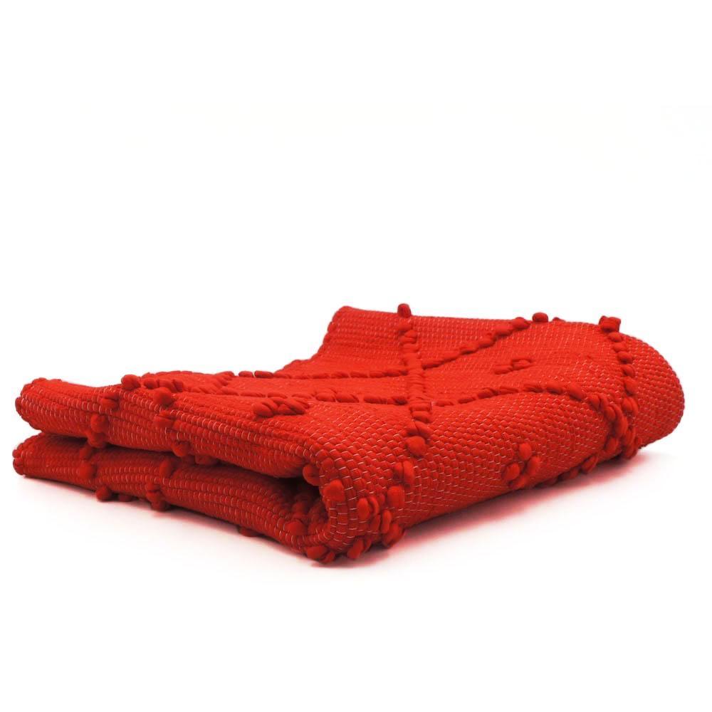 Tapis de salle de bain 100x50 - Rouge