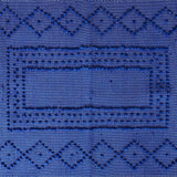 Tapis en coton 100x50 - Bleu dur