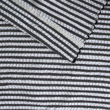 Tapis en coton 300x50 - Noir et Blanc